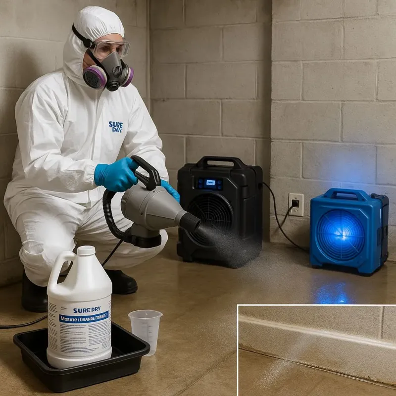 Sanitization and Odor Removal process in Galeville, NY